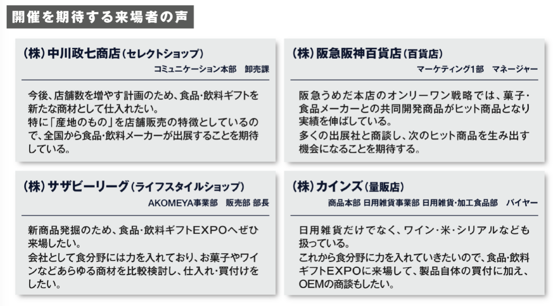 22年新規開催 国際食品 飲料ギフトexpo リードエグジビションジャパン