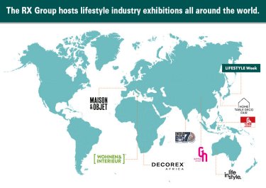 The RX Group hosts lifstyle industry exhibitions all around the world.