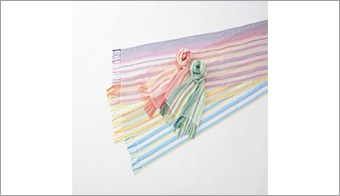 Light and Airy Layered Striped Scarf