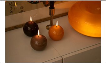 Meloria sphere candle
