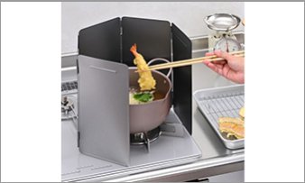 ふっ素加工　油はね防止ガード